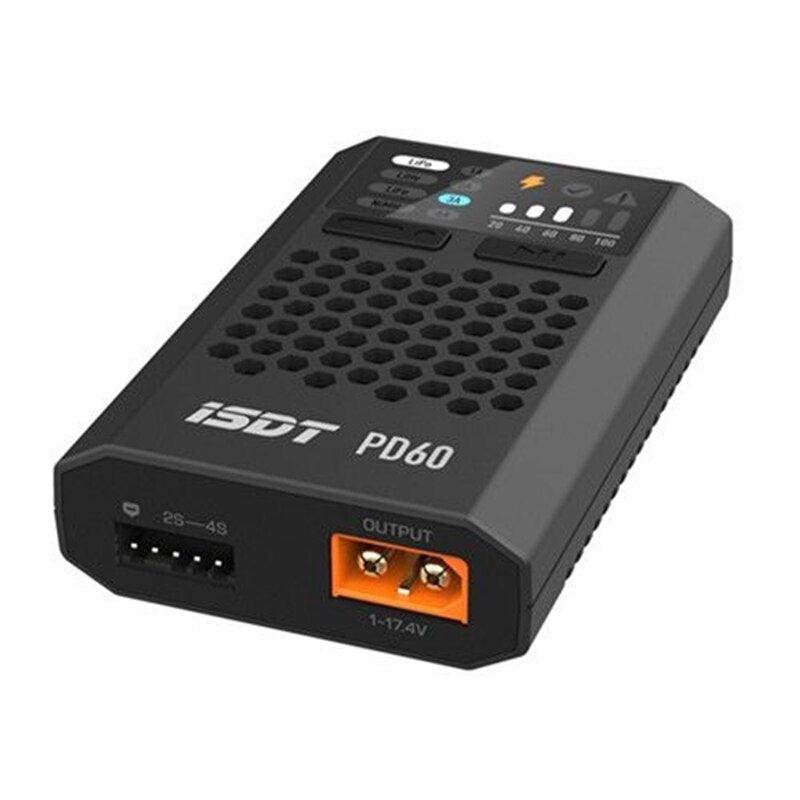 ISDT PD60 Charger - 60W 6A Battery Balance Charger Type-C Input for 1-4S Lipo LiHV LiFe NIMH/Cd Battery For Rc Fpv Racing drone charger 3 ISDT PD60 Charger - 60W 6A Battery Balance Charger Type-C Input for 1-4S Lipo LiHV LiFe NIMH/Cd Battery For Rc Fpv Racing drone charger — изображение 3