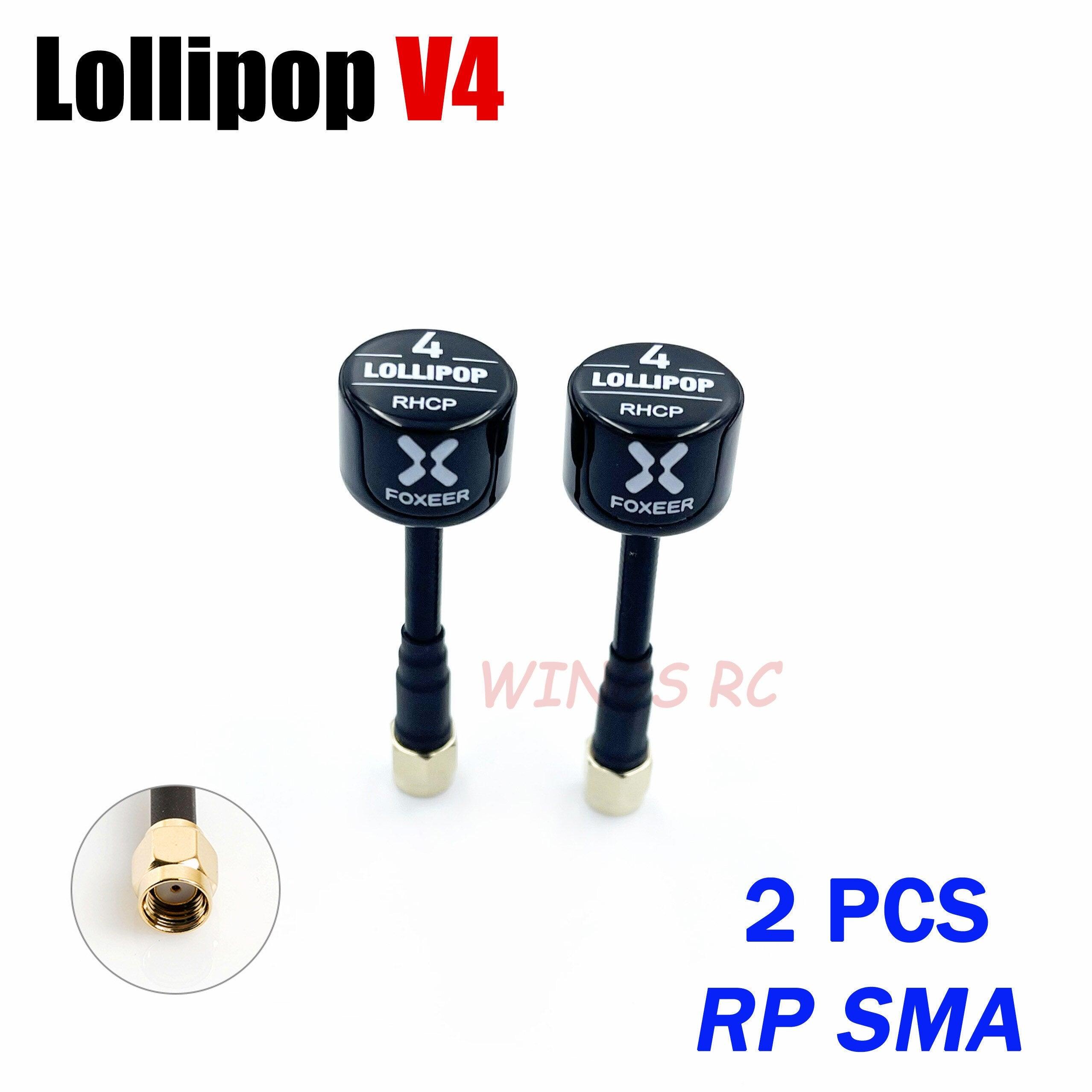 Foxeer Antenna Lollipop 4 V4 FPV Antenna 5.8G 2.6Dbi Stubby RHCP SMA RPSMA UFL Straight/Angle MMCX 7.2g For FPV RC Racing Drone 12 Foxeer Antenna Lollipop 4 V4 FPV Antenna 5.8G 2.6Dbi Stubby RHCP SMA RPSMA UFL Straight/Angle MMCX 7.2g For FPV RC Racing Drone - Image 12