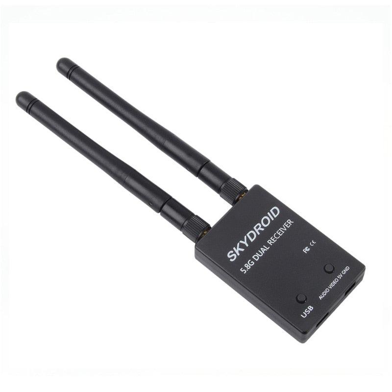 FUAV UVC Dual / Single Antenna Control OTG - 5.8G 150CH Full Channel FPV Receiver W/Audio for RC Drone Parts 3 FUAV UVC Dual / Single Antenna Control OTG - 5.8G 150CH Full Channel FPV Receiver W/Audio for RC Drone Parts - Image 3