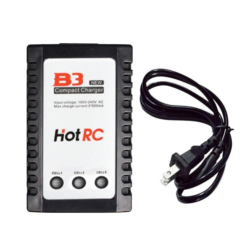 HotRC B3 Lipo Battery 7.4V 11.1V - 2S 3S AC 10W Balance Charger 110V-240V Compact Charging EU US Plug Power Cable Warning RC Parts 1 HotRC B3 Lipo Battery 7.4V 11.1V - 2S 3S AC 10W Balance Charger 110V-240V Compact Charging EU US Plug Power Cable Warning RC Parts