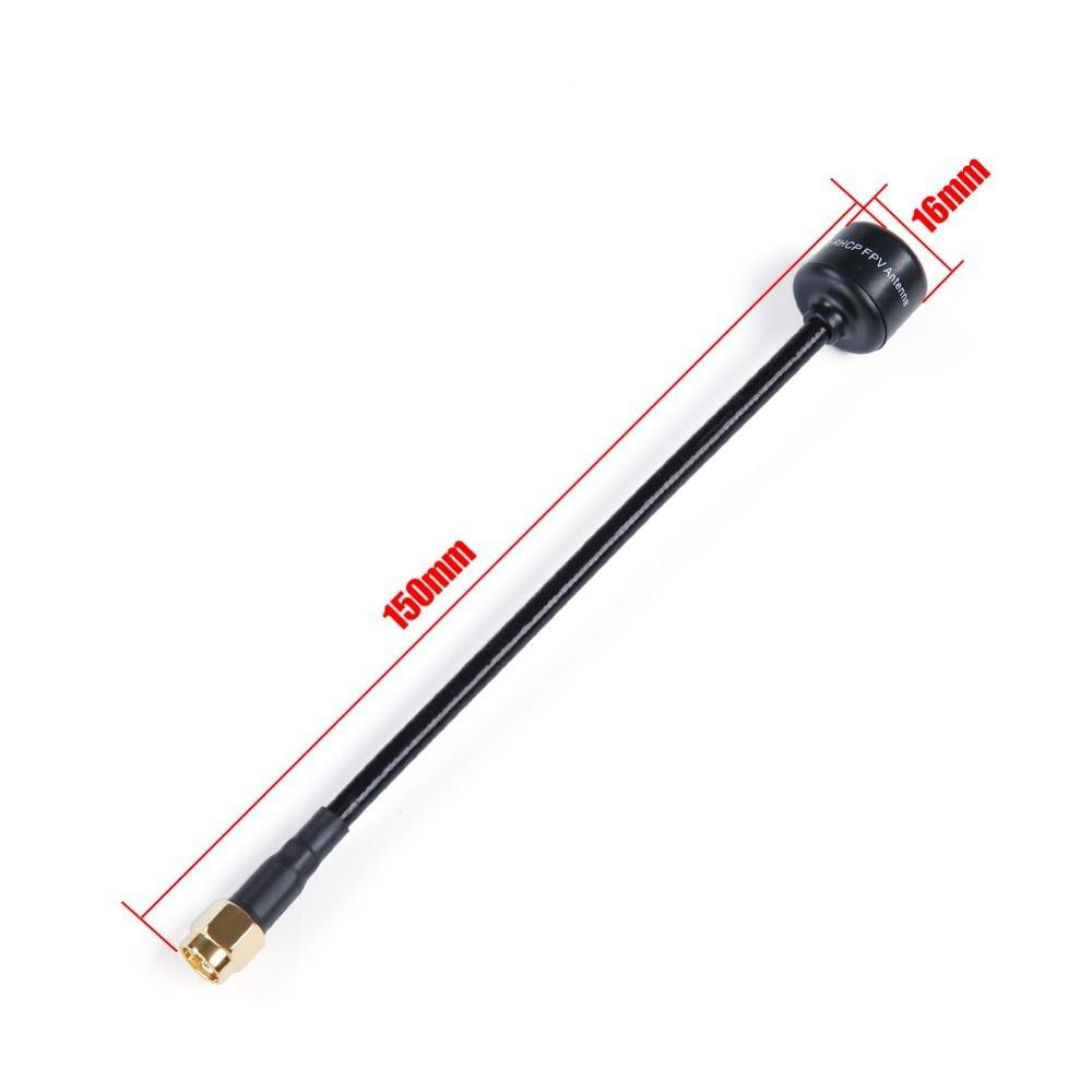 iFlight 150mm 5.8GHz Antenna - 2.0Dbi SMA RP-SMA RHCP black FPV Antenna for FPV drone part 8 iFlight 150mm 5.8GHz Antenna - 2.0Dbi SMA RP-SMA RHCP black FPV Antenna for FPV drone part - Image 8