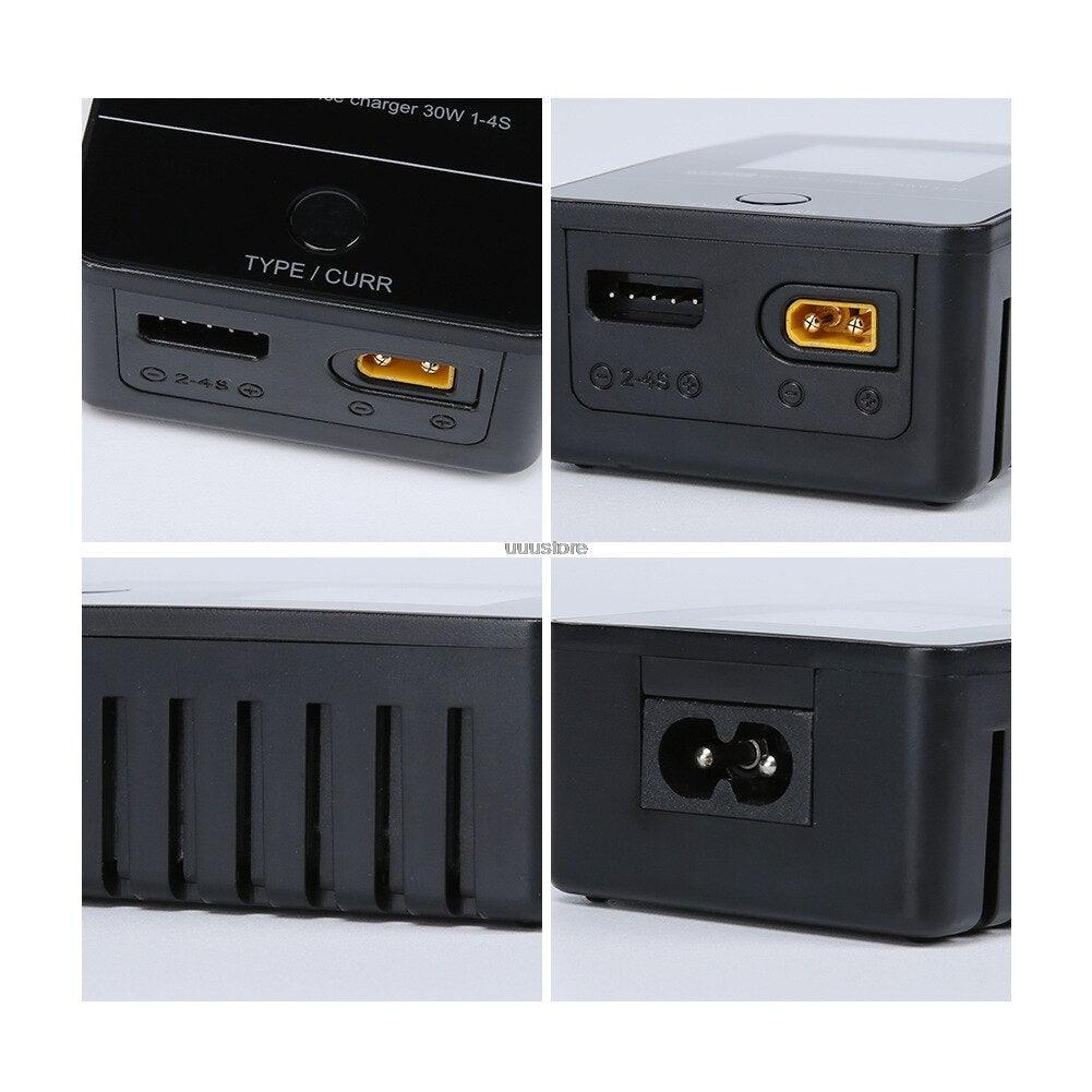 iFlight M4 AC Layout Battery Balance Charger - 30W for 2-4S battery /IPS Full Viewing Angle Display 100-240V FPV Drone Charger 5 iFlight M4 AC Layout Battery Balance Charger - 30W for 2-4S battery /IPS Full Viewing Angle Display 100-240V FPV Drone Charger — изображение 5