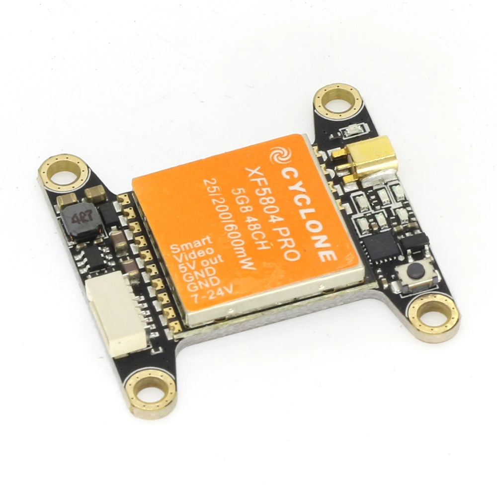 Cyclone XF5804 PRO VTX - 5.8G 48CH 25/200 / 600mW Switchable FPV Video Transmitter OSD adjustable MMCX VTX 4 Cyclone XF5804 PRO VTX - 5.8G 48CH 25/200 / 600mW Switchable FPV Video Transmitter OSD adjustable MMCX VTX — изображение 4