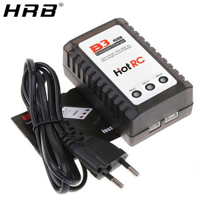 HotRC B3 Lipo Battery 7.4V 11.1V - 2S 3S AC 10W Balance Charger 110V-240V Compact Charging EU US Plug Power Cable Warning RC Parts 3 HotRC B3 Lipo Battery 7.4V 11.1V - 2S 3S AC 10W Balance Charger 110V-240V Compact Charging EU US Plug Power Cable Warning RC Parts — изображение 3