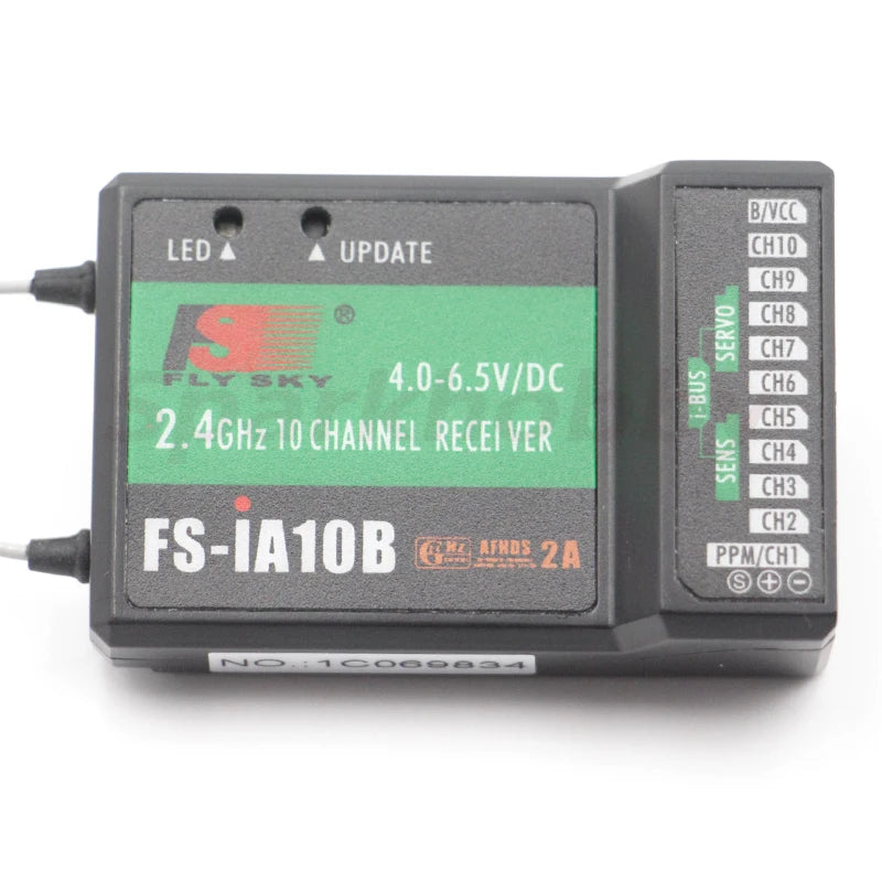 Flysky FS-iA10B 10CH 2.4GHz Receiver for RC Transmitter FS-i4 FS-i6 FS-i10 FS-i6S FS-iT4S FPV Drones Quadcopter Airplane Parts 2 Flysky FS-iA10B 10CH 2.4GHz Receiver for RC Transmitter FS-i4 FS-i6 FS-i10 FS-i6S FS-iT4S FPV Drones Quadcopter Airplane Parts - Bild 2