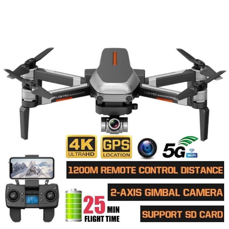 L109 Pro Drone - 4K HD GPS Quadcopter Mechanical Two-axis Anti-shake 5G WiFi FPV 1.2KM 1200M HD ESC Camera Profissional Drone MATAVISH 3 PRO Professional Camera Drone 13 L109 Pro Drone - 4K HD GPS Quadcopter Mechanical Two-axis Anti-shake 5G WiFi FPV 1.2KM 1200M HD ESC Camera Profissional Drone MATAVISH 3 PRO Professional Camera Drone - Image 13