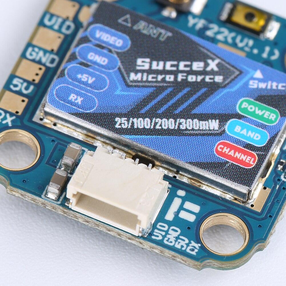 iFlight SucceX Micro Force 5.8GHz PIT/25/100/200mW/300mW VTX Adjustable with IPEX (UFL) connector for FPV part 6 iFlight SucceX Micro Force 5.8GHz PIT/25/100/200mW/300mW VTX Adjustable with IPEX (UFL) connector for FPV part — изображение 6