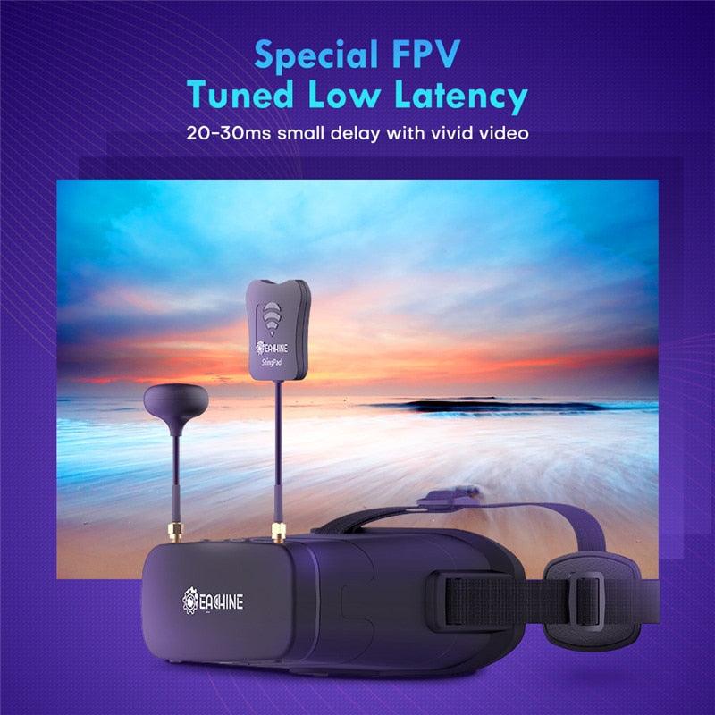 Eachine EV800DM FPV Goggle - Varifocal 5.8G 40CH Diversity FPV Goggles with HD DVR 3 Inch 900x600 Video Headset Build in Battery FPV Drone VR 3 Eachine EV800DM FPV Goggle - Varifocal 5.8G 40CH Diversity FPV Goggles with HD DVR 3 Inch 900x600 Video Headset Build in Battery FPV Drone VR — изображение 3