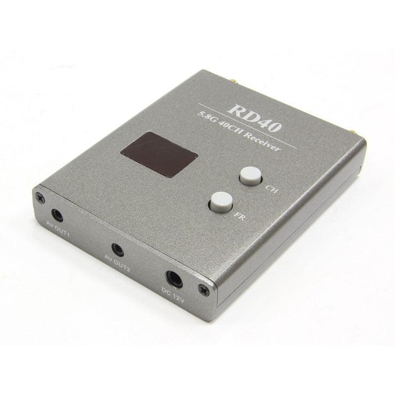 Skyzone RD40 Receiver - 5.8GHZ 48Channel RD40 Raceband Dual Diversity Receiver With A/V and Power Cables For Rc racing drone Quadcopter VS RC832 4 Skyzone RD40 Receiver - 5.8GHZ 48Channel RD40 Raceband Dual Diversity Receiver With A/V and Power Cables For Rc racing drone Quadcopter VS RC832 - Image 4