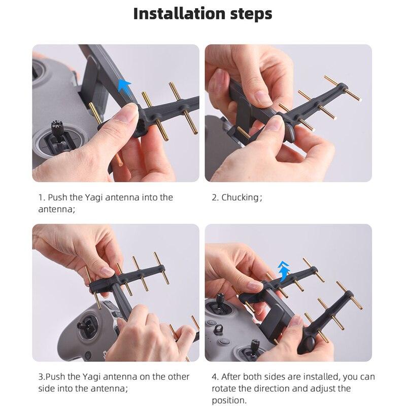 2.4Ghz Yagi Antenna Amplifier Signal Booster For DJI FPV Combo Remote Control 2 Signal Booster Range Extender Drone RC Accessory 5 2.4Ghz Yagi Antenna Amplifier Signal Booster For DJI FPV Combo Remote Control 2 Signal Booster Range Extender Drone RC Accessory — изображение 5