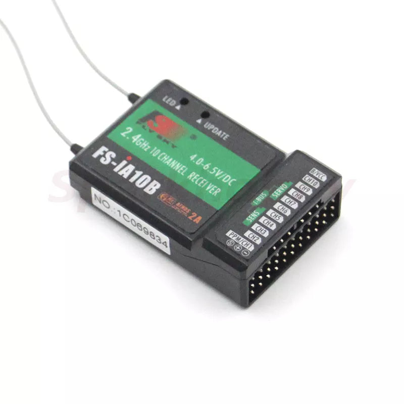 Flysky FS-iA10B 10CH 2.4GHz Receiver for RC Transmitter FS-i4 FS-i6 FS-i10 FS-i6S FS-iT4S FPV Drones Quadcopter Airplane Parts 1 Flysky FS-iA10B 10CH 2.4GHz Receiver for RC Transmitter FS-i4 FS-i6 FS-i10 FS-i6S FS-iT4S FPV Drones Quadcopter Airplane Parts