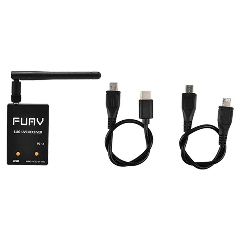 FUAV UVC Dual / Single Antenna Control OTG - 5.8G 150CH Full Channel FPV Receiver W/Audio for RC Drone Parts 7 FUAV UVC Dual / Single Antenna Control OTG - 5.8G 150CH Full Channel FPV Receiver W/Audio for RC Drone Parts - Image 7