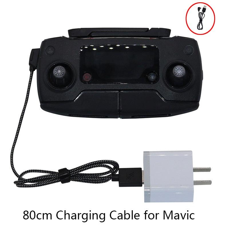 80cm Transmitter Charging Cable Durable Nylon USB Cable for DJI Mavic Pro Mavic 2 Zoom Pro Air Drone Remote Controller RC Parts 3 80cm Transmitter Charging Cable Durable Nylon USB Cable for DJI Mavic Pro Mavic 2 Zoom Pro Air Drone Remote Controller RC Parts - Bild 3
