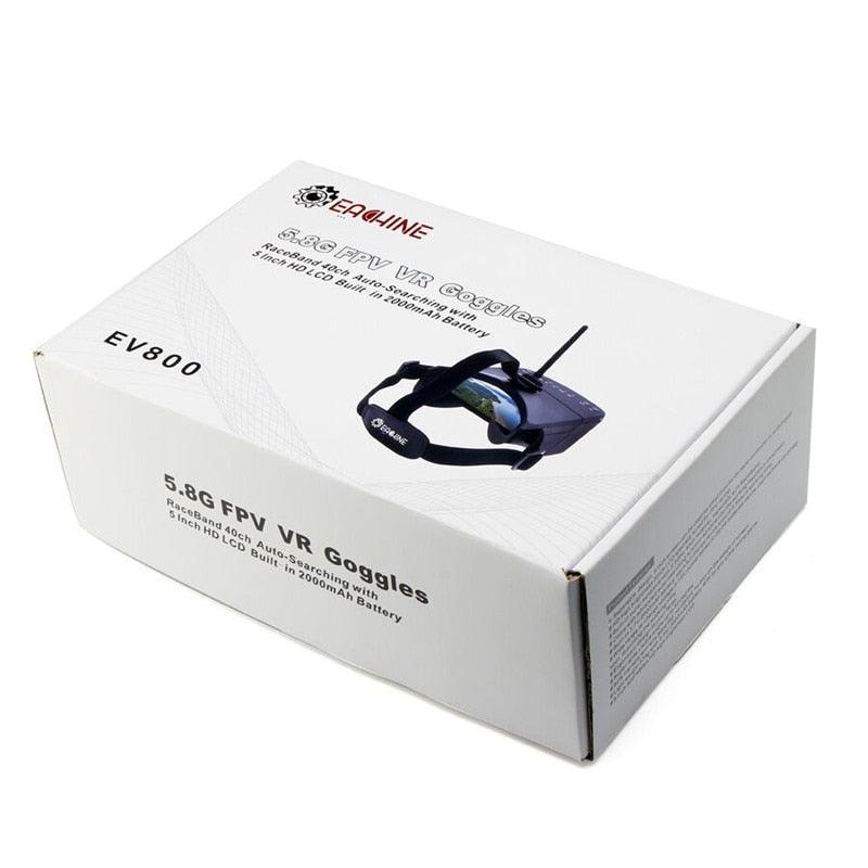 Eachine EV800 5 Inches 800x480 FPV Video Goggles 5.8G 40CH Raceband Auto-Searching Build In Battery 3 Eachine EV800 5 Inches 800x480 FPV Video Goggles 5.8G 40CH Raceband Auto-Searching Build In Battery - Image 3