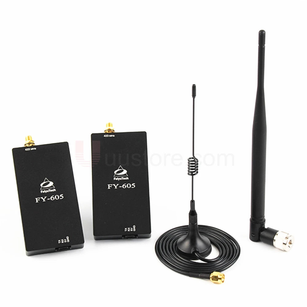 Feiyu Tech FY-605 - 15 km Long distance Data Radio Data link transmission solution for UAV Remote Control 1 Feiyu Tech FY-605 - 15 km Long distance Data Radio Data link transmission solution for UAV Remote Control