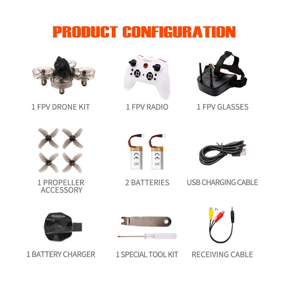 TCMMRC Runcam FPV drone - Multi-speed control RTF 38mm Propeller 5.8G 25mW VTX FPV Racing Drone 8620 brush motor drones 7 TCMMRC Runcam FPV drone - Multi-speed control RTF 38mm Propeller 5.8G 25mW VTX FPV Racing Drone 8620 brush motor drones - Image 7