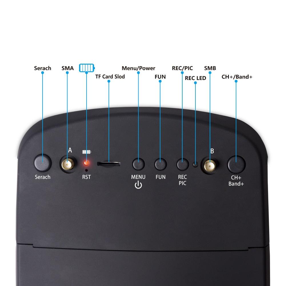 EV800D 5.8G 40CH FPV Goggles - 5 Inch 800*480 Video Headset HD DVR Diversity FPV Glasses With Battery For RC Model RC FPV Drone 3 EV800D 5.8G 40CH FPV Goggles - 5 Inch 800*480 Video Headset HD DVR Diversity FPV Glasses With Battery For RC Model RC FPV Drone — изображение 3