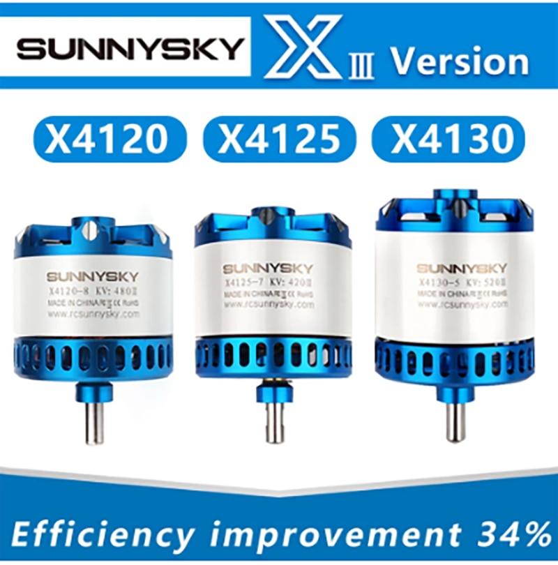 SUNNYSKY X4120-III X4125-III X4130-III 310KV 420KV 440KV 465KV 480KV Brushless Motor for RC Quadcopter Airplanes Fixed Wing Plane 3 SUNNYSKY X4120-III X4125-III X4130-III 310KV 420KV 440KV 465KV 480KV Brushless Motor for RC Quadcopter Airplanes Fixed Wing Plane - Image 3