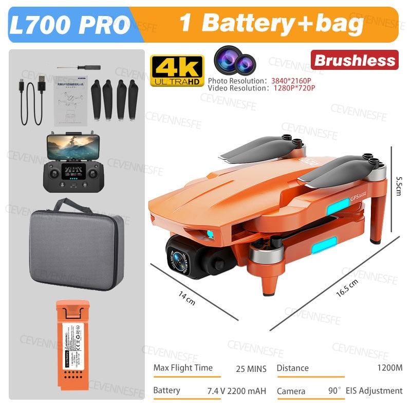 L700 PRO Drone - GPS FPV 1.2Km Drone 4K Professional Dual HD Camera Aerial Photography Brushless Motor Foldable Quadcopter Toys 15 L700 PRO Drone - GPS FPV 1.2Km Drone 4K Professional Dual HD Camera Aerial Photography Brushless Motor Foldable Quadcopter Toys - Bild 15