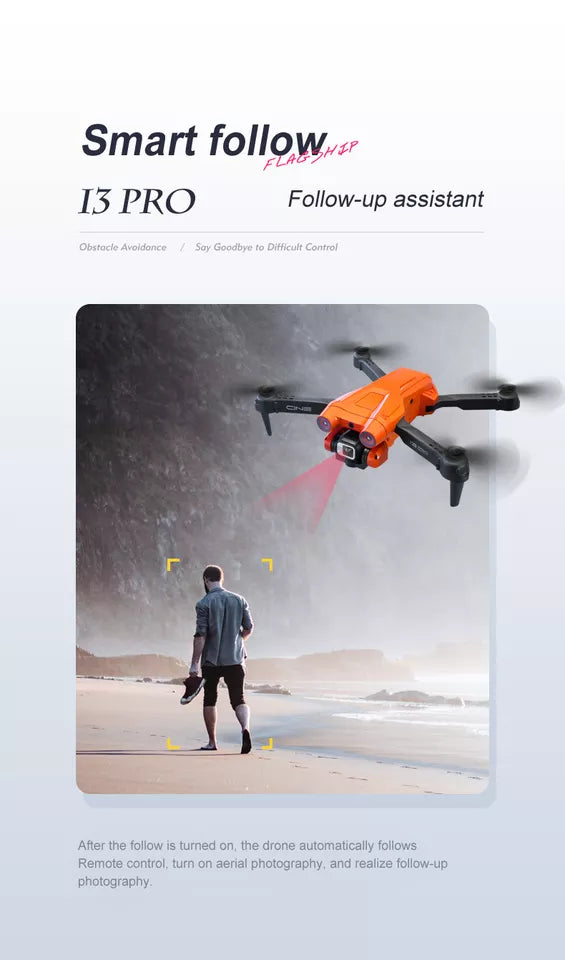 I3 Pro Drone - 4K HD Dual Camera Drones Obstacle avoidance with optical flow Quadcopter Christmas Toys Gift 6 I3 Pro Drone - 4K HD Dual Camera Drones Obstacle avoidance with optical flow Quadcopter Christmas Toys Gift - Image 6