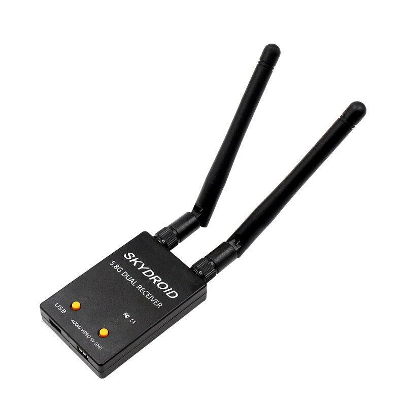 SKYDROID FPV Receiver - UVC Fuav Dual Antenna OTG 5.8G 150CH Full Channel FPV Receiver W/Audio For Android Smartphone Support transmitter 3 SKYDROID FPV Receiver - UVC Fuav Dual Antenna OTG 5.8G 150CH Full Channel FPV Receiver W/Audio For Android Smartphone Support transmitter - Image 3