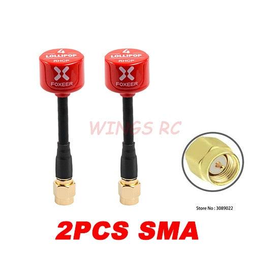Foxeer Antenna Lollipop 4 V4 FPV Antenna 5.8G 2.6Dbi Stubby RHCP SMA RPSMA UFL Straight/Angle MMCX 7.2g For FPV RC Racing Drone 9 Foxeer Antenna Lollipop 4 V4 FPV Antenna 5.8G 2.6Dbi Stubby RHCP SMA RPSMA UFL Straight/Angle MMCX 7.2g For FPV RC Racing Drone - Image 9