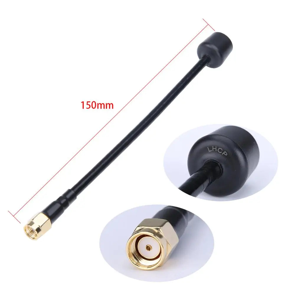 2pcs iFlight Albatross 5.8GHz 3Dbi 5000-6000MHz 150mm RHCP / LHCP RP-SMA / SMA FPV Antenna for FPV drone part 9 2pcs iFlight Albatross 5.8GHz 3Dbi 5000-6000MHz 150mm RHCP / LHCP RP-SMA / SMA FPV Antenna for FPV drone part — изображение 9