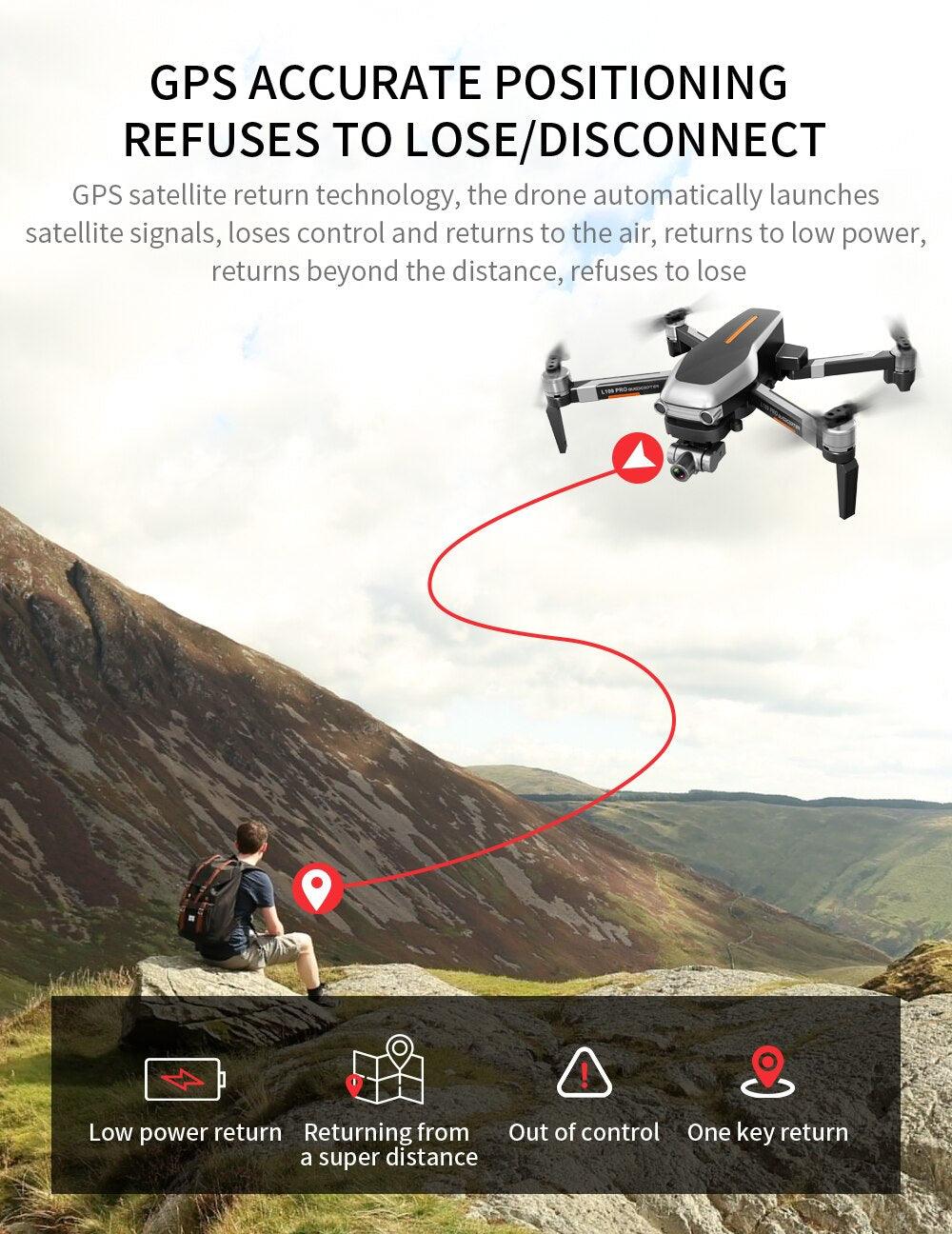 L109 Pro Drone - 4K HD GPS Quadcopter Mechanical Two-axis Anti-shake 5G WiFi FPV 1.2KM 1200M HD ESC Camera Profissional Drone MATAVISH 3 PRO Professional Camera Drone 15 L109 Pro Drone - 4K HD GPS Quadcopter Mechanical Two-axis Anti-shake 5G WiFi FPV 1.2KM 1200M HD ESC Camera Profissional Drone MATAVISH 3 PRO Professional Camera Drone - Image 15