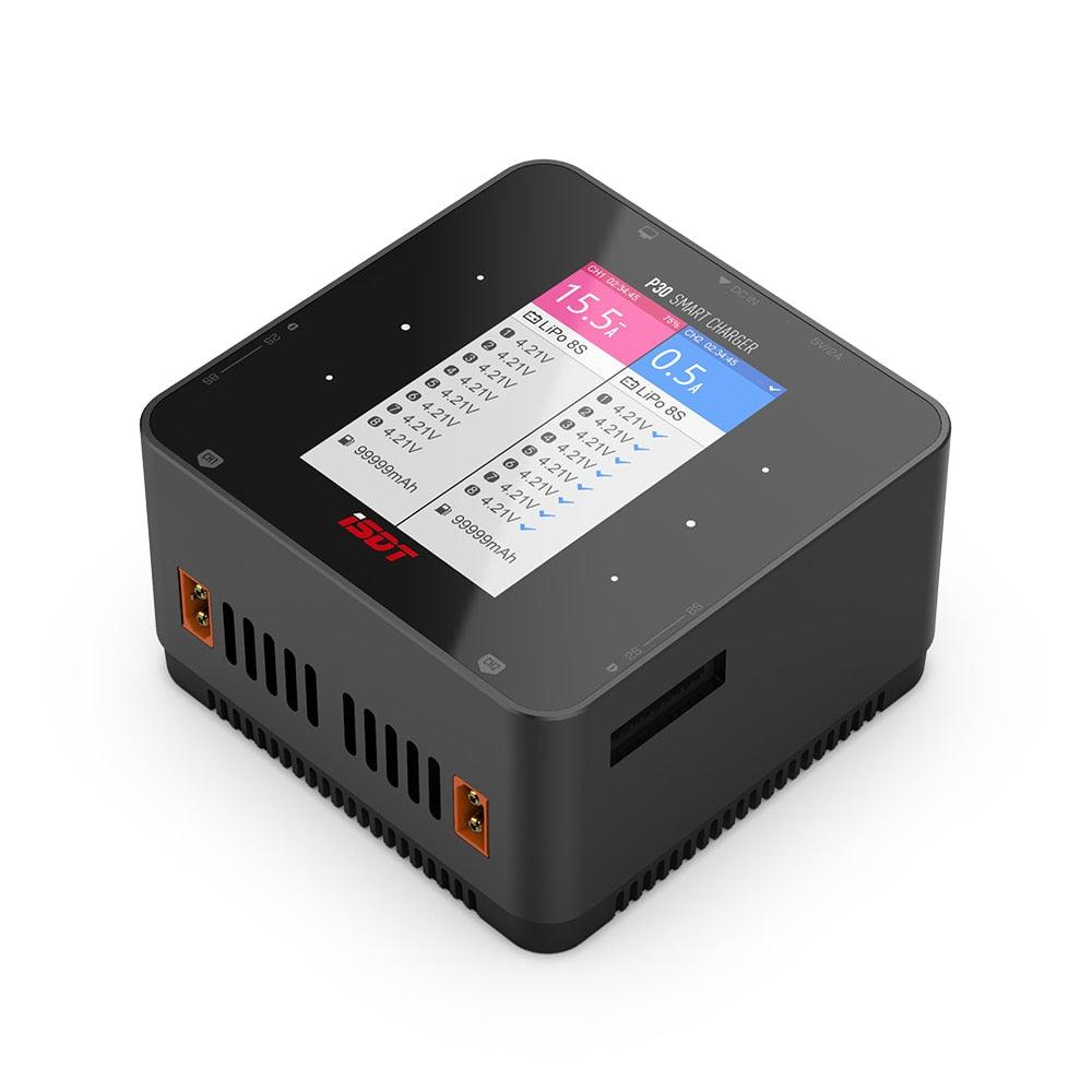 ISDT P30 Charger - 1000WX2 30AX2 High Power Dual Channel BattGo Battery Balance FPV Drone Charger Discharger for 1-8S Lipo Battery RC FPV Drone 1 ISDT P30 Charger - 1000WX2 30AX2 High Power Dual Channel BattGo Battery Balance FPV Drone Charger Discharger for 1-8S Lipo Battery RC FPV Drone