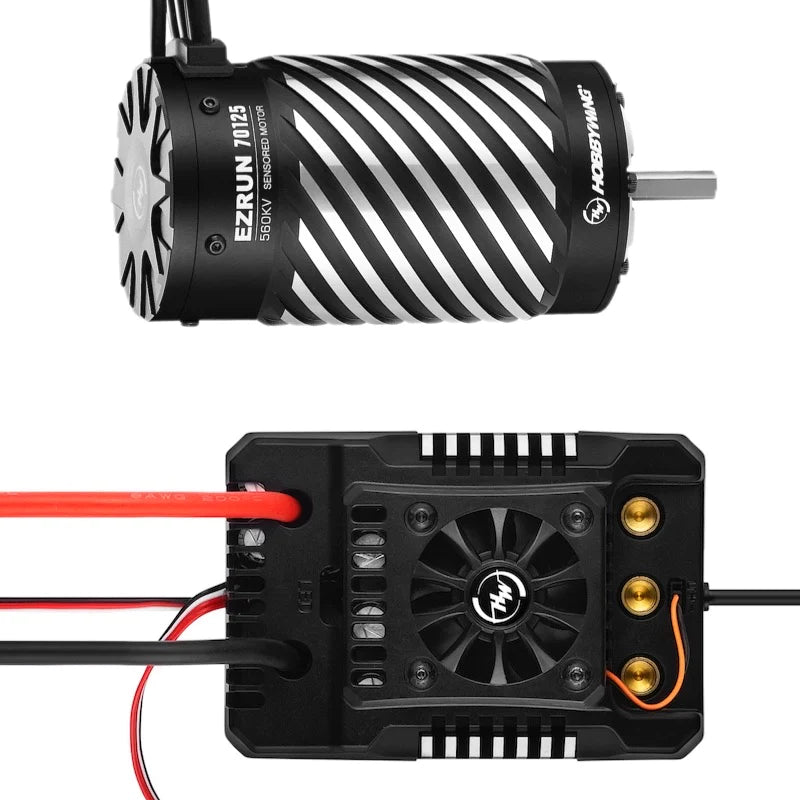 Hobbywing Ezrun MAX4 Combo - EzRun 70125 560KV Motor with Ezrun Max4 ESC for RC Car Truck 2 Hobbywing Ezrun MAX4 Combo - EzRun 70125 560KV Motor with Ezrun Max4 ESC for RC Car Truck - Image 2