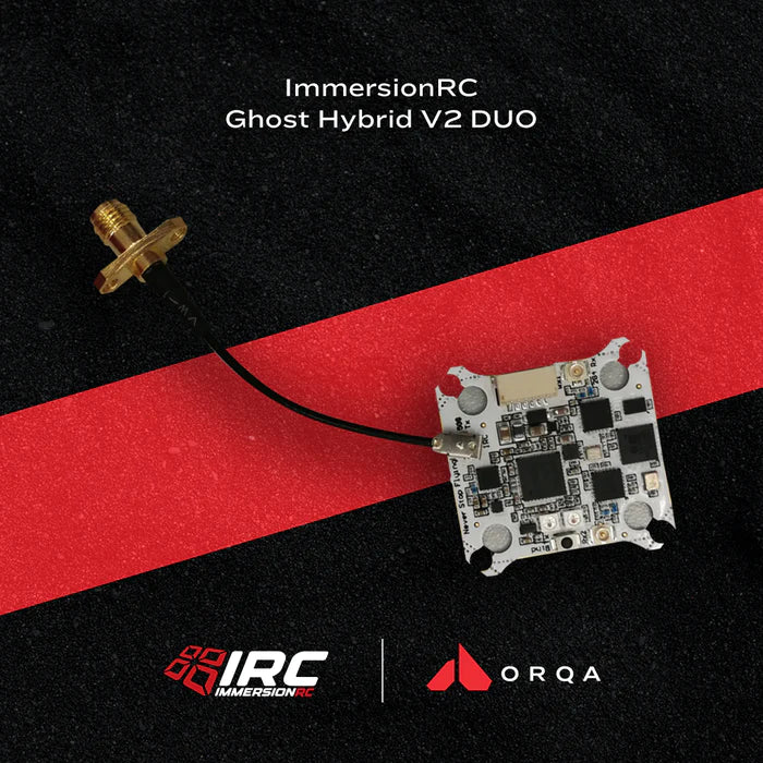 ImmersionRC Ghost Hybrid V2 DUO 5.8GHz VTX/2.4GHz RX - 25mW - 600mW Video Transmitter RC Control Link 4 ImmersionRC Ghost Hybrid V2 DUO 5.8GHz VTX/2.4GHz RX - 25mW - 600mW Video Transmitter RC Control Link - Image 4
