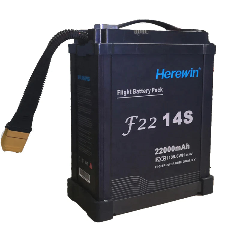 Herewin 44.4V 12S 14S 22000mAh 20C Agriculture Drone Battery - Lithium Polymer Rechargeable Battery Lipo Battery for Agriculture Drone UAV 1 Herewin 44.4V 12S 14S 22000mAh 20C Agriculture Drone Battery - Lithium Polymer Rechargeable Battery Lipo Battery for Agriculture Drone UAV