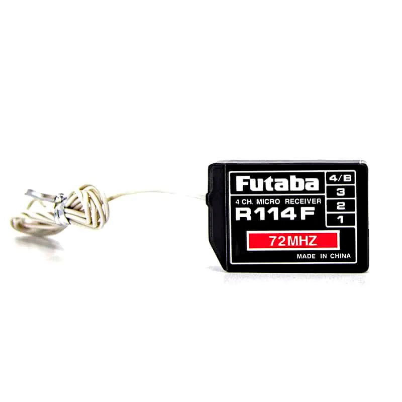 Futaba R114F-72H 72 MHz 4-Channel Micro Air Receiver For Park Flyers and Slow Fly Models 1 Futaba R114F-72H 72 MHz 4-Channel Micro Air Receiver For Park Flyers and Slow Fly Models