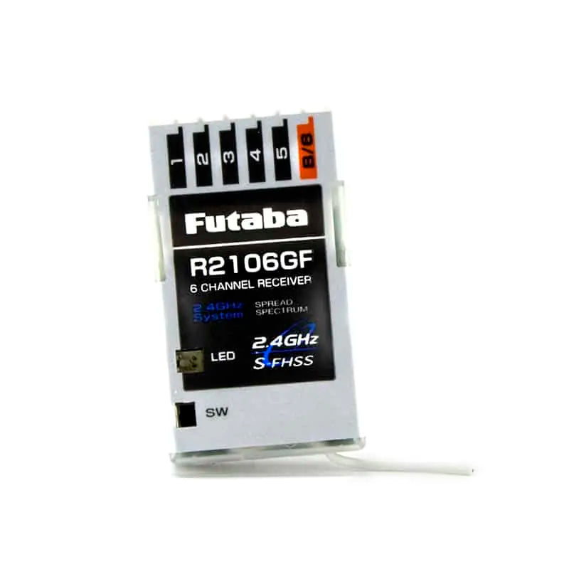 Futaba R2106GF 2.4GHz S-FHSS / FHSS 6-Channel Micro Receiver 1 Futaba R2106GF 2.4GHz S-FHSS / FHSS 6-Channel Micro Receiver