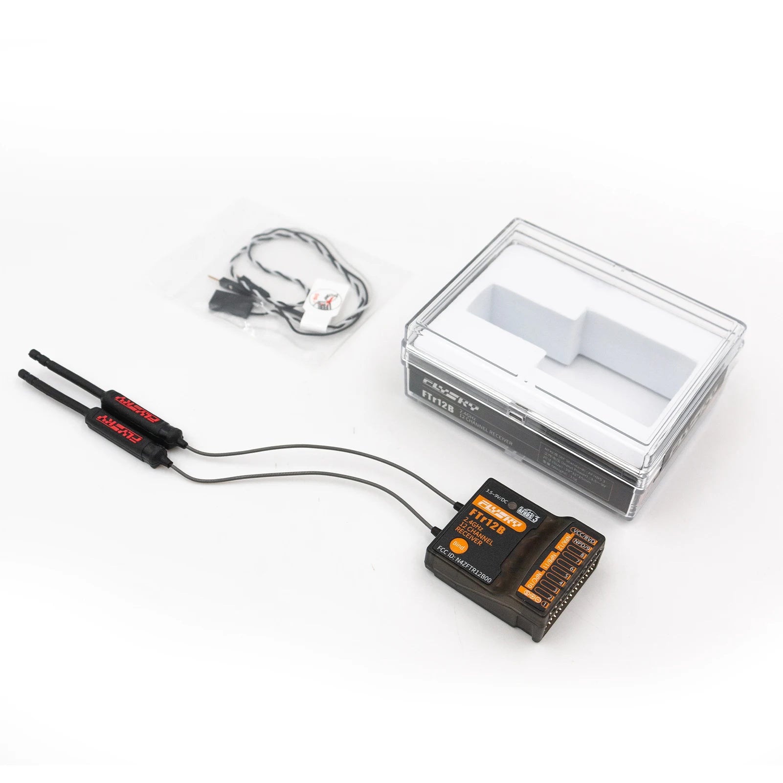 FLYSKY FTR12B 2.4GHz 12CH Receiver - for RC Airplane Helicopter Vehicle Dual Antennas for PL18 NB4 NB4 Lite AFHDS3 Transmitters 5 FLYSKY FTR12B 2.4GHz 12CH Receiver - for RC Airplane Helicopter Vehicle Dual Antennas for PL18 NB4 NB4 Lite AFHDS3 Transmitters — изображение 5