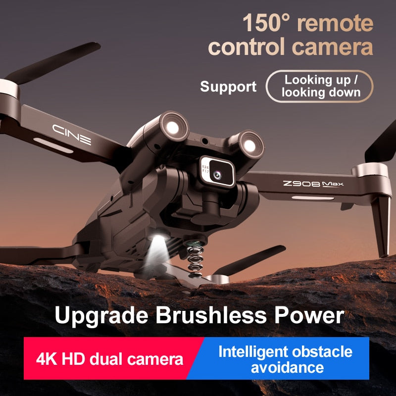 Z908 MAX Drone - 4K HD Professional Dual Camera Optical Flow Brushless 2.4G WIFi Obstacle Avoidance Quadcopter Dron Toy 25 Z908 MAX Drone - 4K HD Professional Dual Camera Optical Flow Brushless 2.4G WIFi Obstacle Avoidance Quadcopter Dron Toy - Image 25