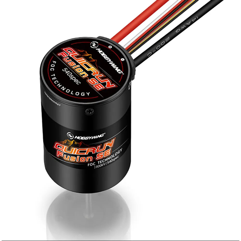 Hobbywing Quicrun Fusion Se - 40a 1800kv 1200kv Combined Motor Esc For 1/10 1/8 Rc Model Car Crawler Accessories 2 Hobbywing Quicrun Fusion Se - 40a 1800kv 1200kv Combined Motor Esc For 1/10 1/8 Rc Model Car Crawler Accessories - Image 2
