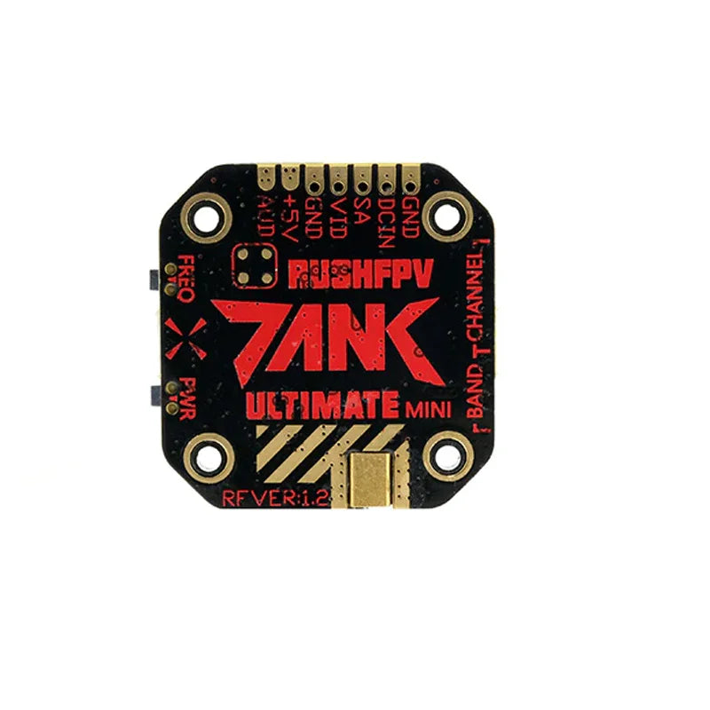 RUSH TANK Ultimate MINI VTX - 5.8GHz 48CH RaceBand 0/25/200/500/800mW Switchable 20x20 Stackable FPV Transmitter For RC Drone 1 RUSH TANK Ultimate MINI VTX - 5.8GHz 48CH RaceBand 0/25/200/500/800mW Switchable 20x20 Stackable FPV Transmitter For RC Drone
