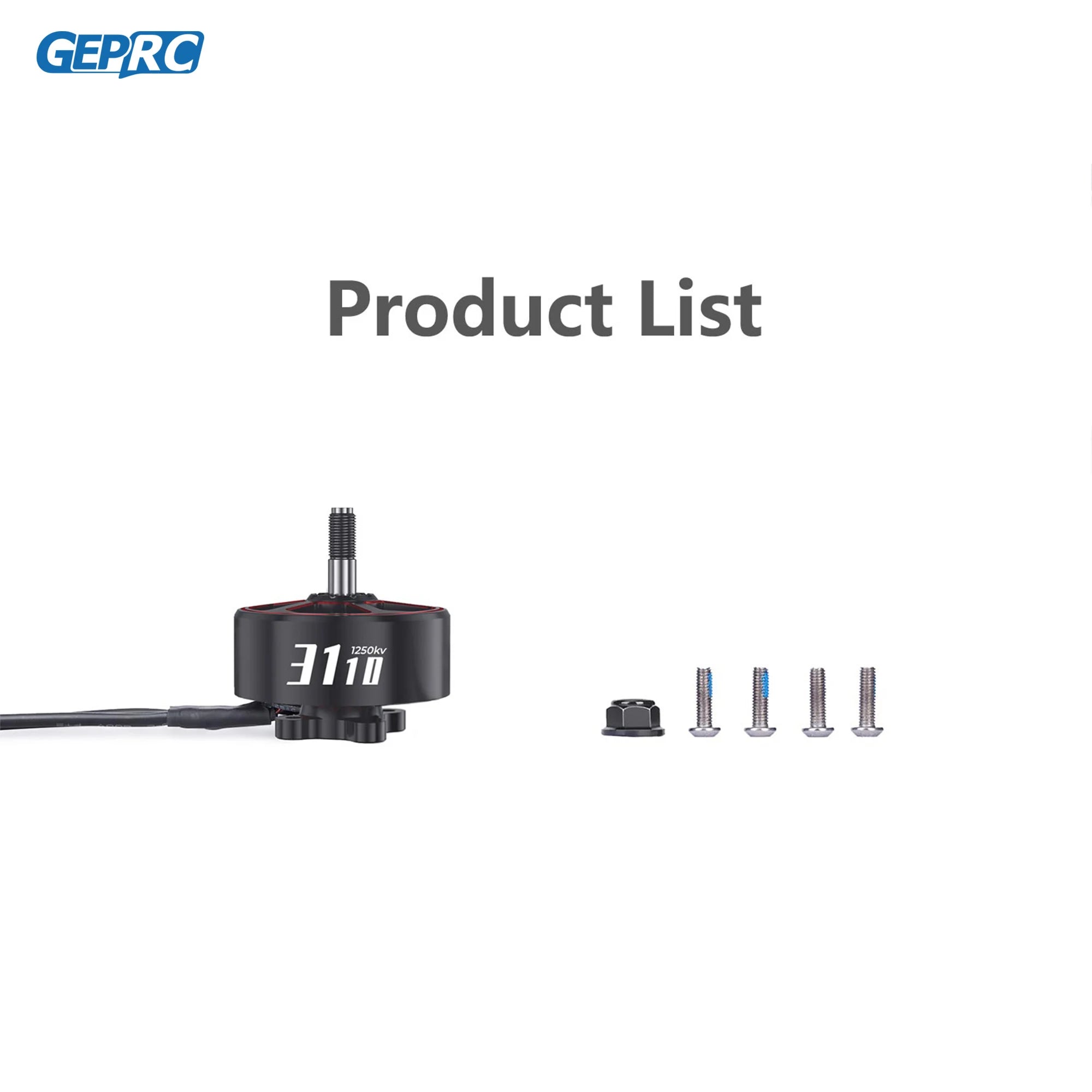 GEPRC SPEEDX2 3110 900KV/1250KV Motor - Suitable 8-10 Inch Long Range FPV Racing Brushless Motor RC Drone Quadcopter Spare Parts 6 GEPRC SPEEDX2 3110 900KV/1250KV Motor - Suitable 8-10 Inch Long Range FPV Racing Brushless Motor RC Drone Quadcopter Spare Parts — изображение 6