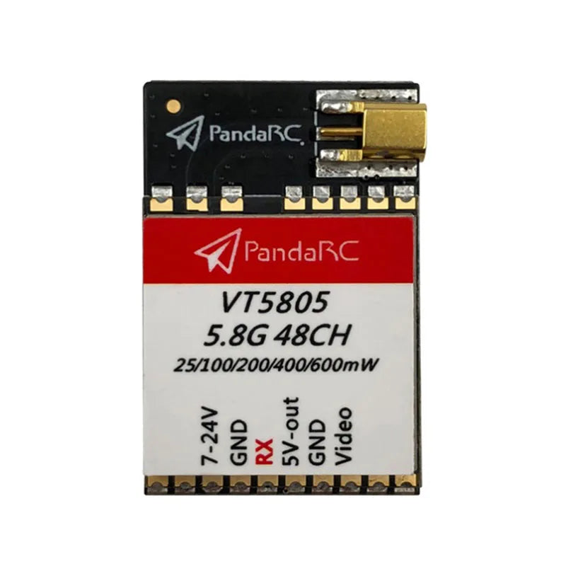 PandaRC VT5801 V2 VT5805 VTX - FPV Video Transmitter 5.8G 48CH 25/100/200/400/600mW Switchable OSD adjustable SMA MMCX VTX RC 2 PandaRC VT5801 V2 VT5805 VTX - FPV Video Transmitter 5.8G 48CH 25/100/200/400/600mW Switchable OSD adjustable SMA MMCX VTX RC — изображение 2