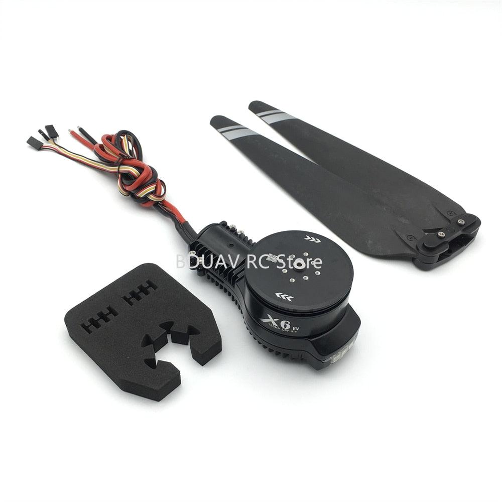 Hobbywing X6 Power System - 1set Original for 10KG 10L EFT E610P Agriculture Drone motor ESC propeller and 30mm tube adapter 2 Hobbywing X6 Power System - 1set Original for 10KG 10L EFT E610P Agriculture Drone motor ESC propeller and 30mm tube adapter — изображение 2