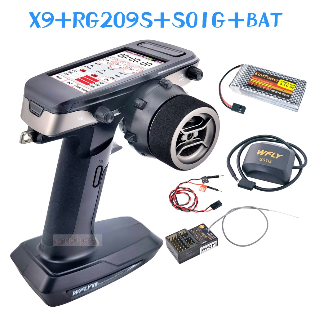 WFLY X9 Radio Remote Controller - 2.4ghz 9CH Transmitter With RG209S Receiver Extra X9 Dedicated SG01 GPS F Racing Crawlers Cars 4 WFLY X9 Radio Remote Controller - 2.4ghz 9CH Transmitter With RG209S Receiver Extra X9 Dedicated SG01 GPS F Racing Crawlers Cars — изображение 4