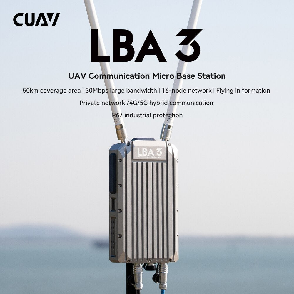 CUAV New Industrial LBA 3 Micro Private Network - 4G 5G Large Bandwidth Hybird One To Multiple Communication Base Station 4 CUAV New Industrial LBA 3 Micro Private Network - 4G 5G Large Bandwidth Hybird One To Multiple Communication Base Station — изображение 4