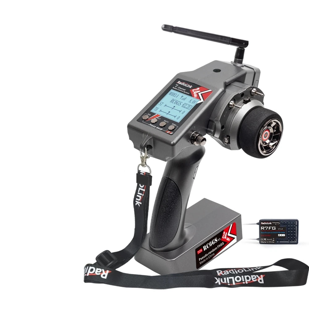 Radiolink RC6GS V3 - 2.4G 7 Channel RC Radio Transmitter and Gyro Receiver R7FG New Upgrade Remote Controller for RC Car Boat 1 Radiolink RC6GS V3 - 2.4G 7 Channel RC Radio Transmitter and Gyro Receiver R7FG New Upgrade Remote Controller for RC Car Boat