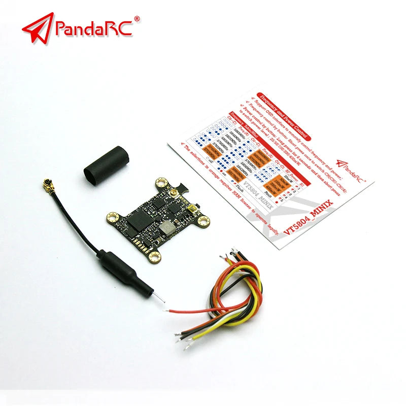 PandaRC VT5804 MINI X VTX - 5.8G 25mw/50mw/100mw/200mw/400mw image transmission support OSD adjustment with audio for FPV Drone 4 PandaRC VT5804 MINI X VTX - 5.8G 25mw/50mw/100mw/200mw/400mw image transmission support OSD adjustment with audio for FPV Drone — изображение 4