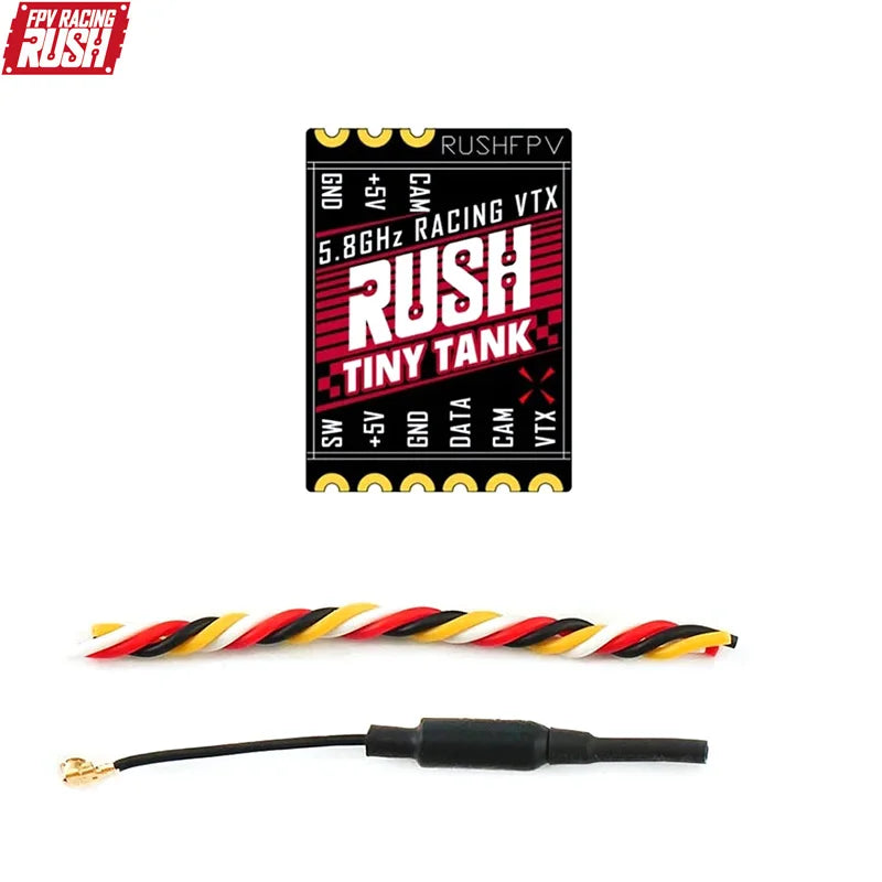 Rushfpv RUSH Tiny TANK Nano VTX - 48CH 350mW TBS SmartAudio FPV Video Transmitter 5V Input for RC Drone FPV Racing Toothpick 5 Rushfpv RUSH Tiny TANK Nano VTX - 48CH 350mW TBS SmartAudio FPV Video Transmitter 5V Input for RC Drone FPV Racing Toothpick - Image 5