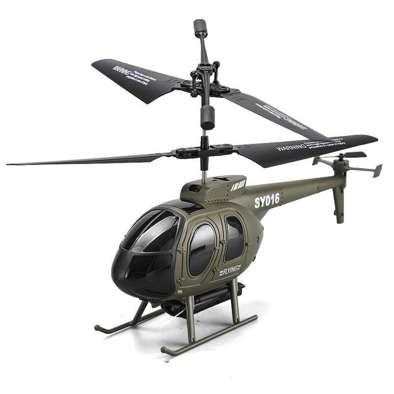 SY06 RC Helicopter - 2023 New RC Plane 2.4G 6CH Gyro Altitude Hold RC Helicopter with Camera 8k Drone Remote Control Airplane Toys for Kids