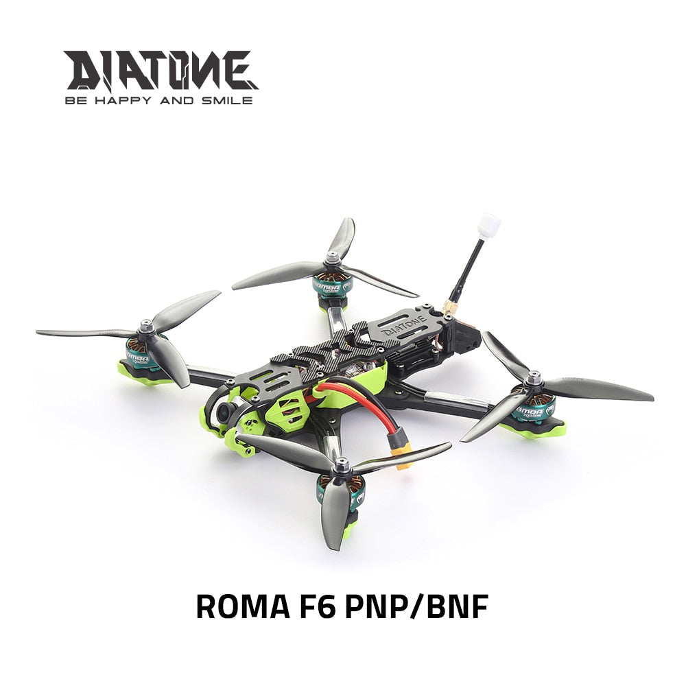 DIATONE ROMA F6 - 6inch PNP/BNF with F7 55A 128K 2306.5 Brushless Motors FPV Drone Quadcopter with MSR/TBS/Frysky Receiver 2 DIATONE ROMA F6 - 6inch PNP/BNF with F7 55A 128K 2306.5 Brushless Motors FPV Drone Quadcopter with MSR/TBS/Frysky Receiver — изображение 2