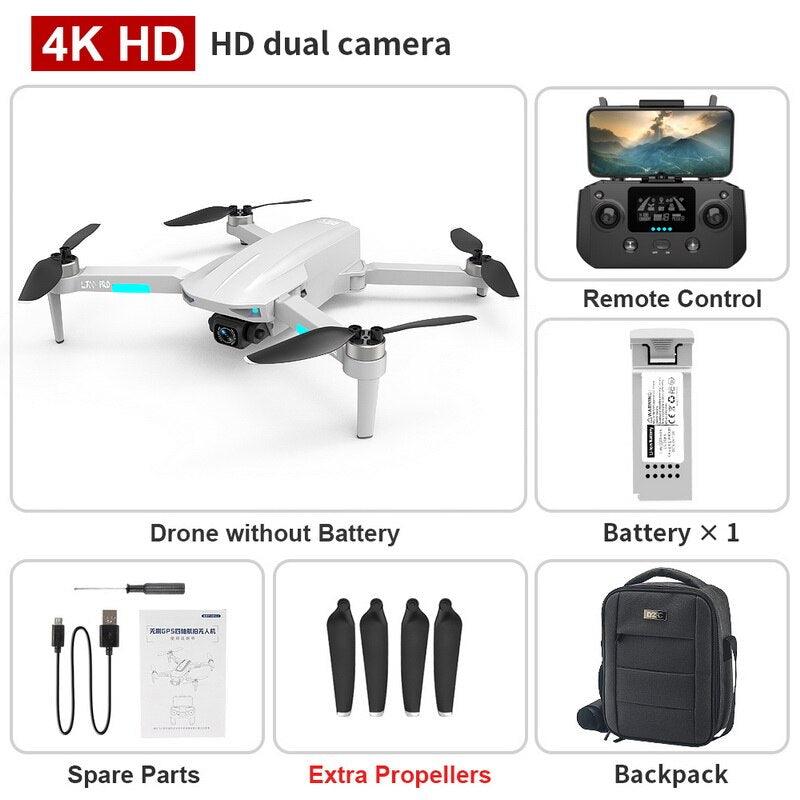 L700 PRO Drone - GPS FPV 1.2Km Drone 4K Professional Dual HD Camera Aerial Photography Brushless Motor Foldable Quadcopter Toys 4 L700 PRO Drone - GPS FPV 1.2Km Drone 4K Professional Dual HD Camera Aerial Photography Brushless Motor Foldable Quadcopter Toys - Bild 4