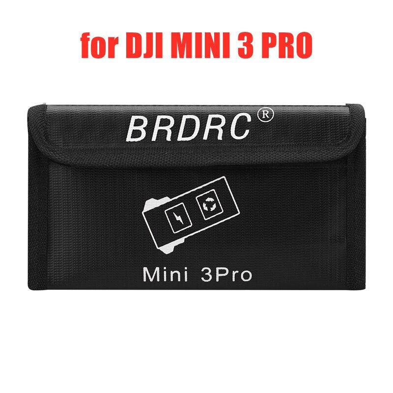 Battery Safe Bag for DJI Mavic MINI/Mini 2/SE/ for DJI MINI 3 PRO Drone Protective Case Protector Explosion-proof Anti-scratch Bag 2 Battery Safe Bag for DJI Mavic MINI/Mini 2/SE/ for DJI MINI 3 PRO Drone Protective Case Protector Explosion-proof Anti-scratch Bag - Image 2